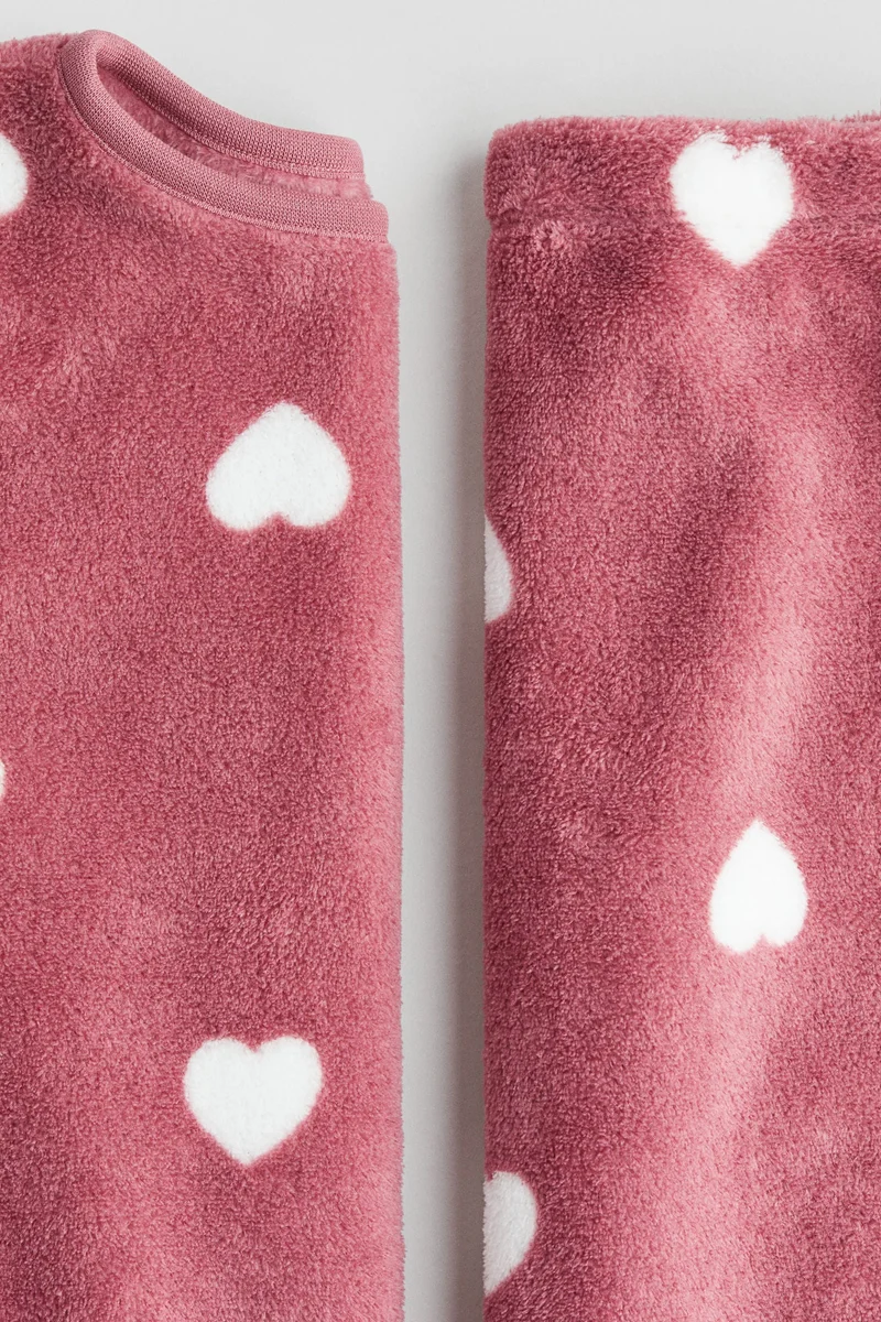 H&M Appliquéd pile pyjamas